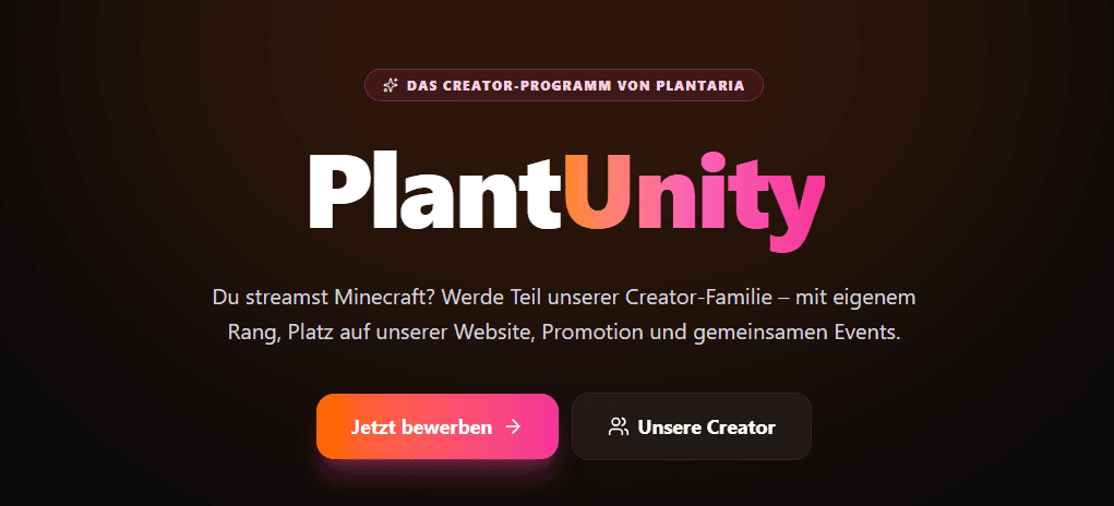 Unser neues Creator-Programm